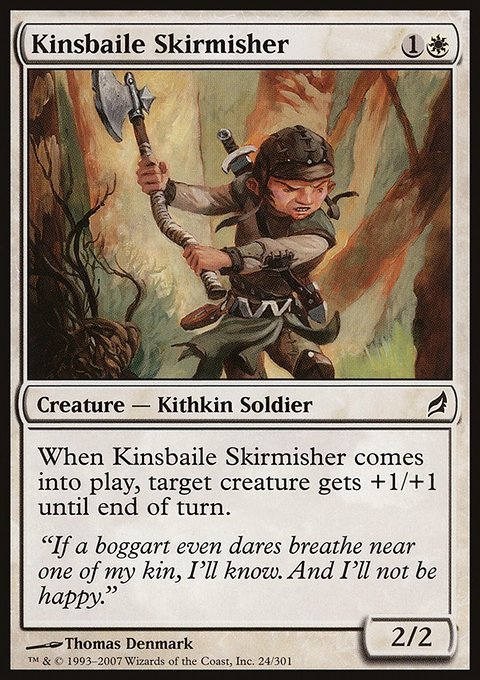 Kinsbaile Skirmisher, Lorwyn #24, Magic: The Gathering card