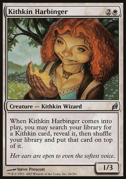 Kithkin Harbinger, Lorwyn #26, Magic: The Gathering card