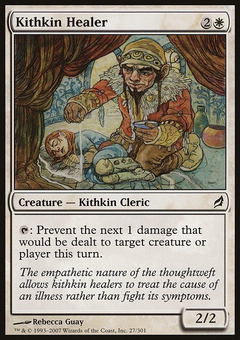 Kithkin Healer, Lorwyn #27, Magic: The Gathering card