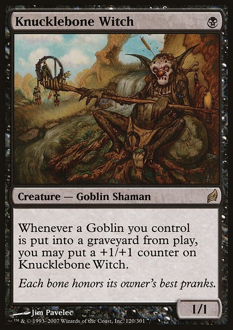 Knucklebone Witch, Lorwyn #120, Magic: The Gathering card