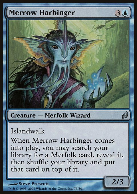 Merrow Harbinger, Lorwyn #73, Magic: The Gathering card