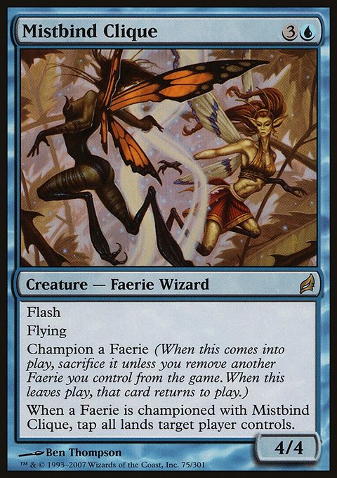 Mistbind Clique, Lorwyn #75, Magic: The Gathering card