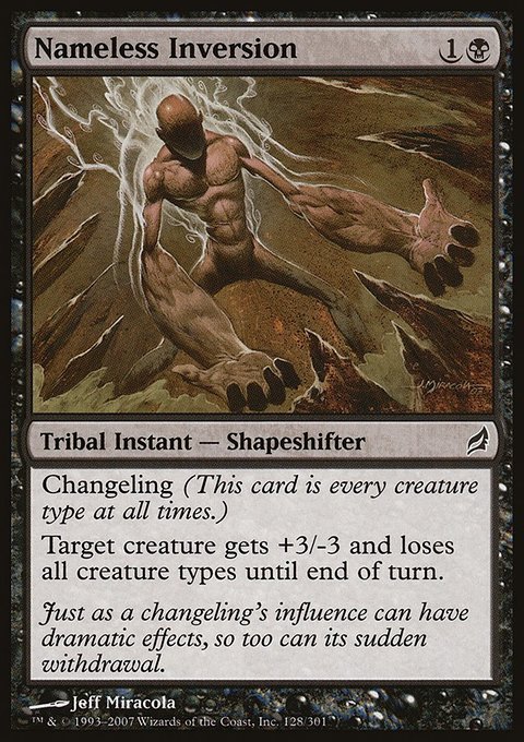 Nameless Inversion, Lorwyn #128, Magic: The Gathering card