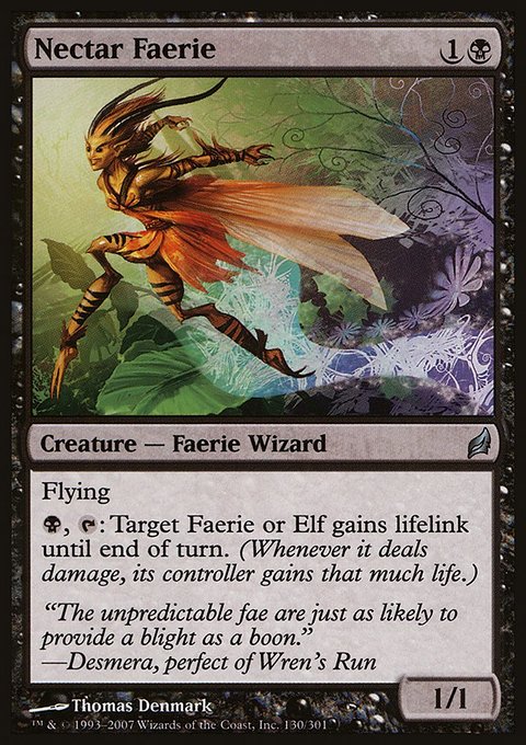 Nectar Faerie, Lorwyn #130, Magic: The Gathering card