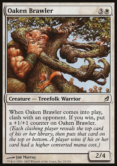 Oaken Brawler, Lorwyn #33, Magic: The Gathering card