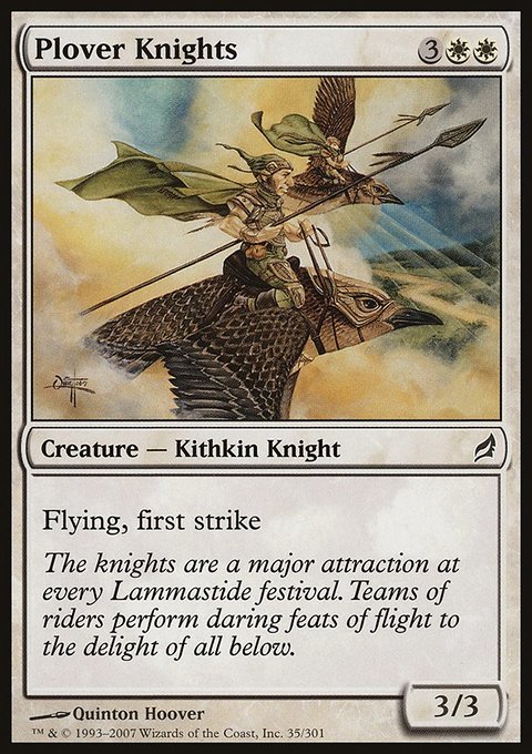 Plover Knights, Lorwyn #35, Magic: The Gathering card