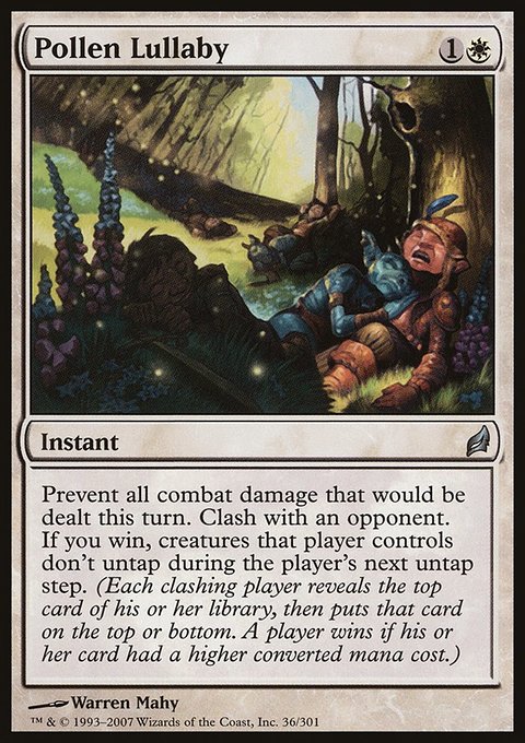 Pollen Lullaby, Lorwyn #36, Magic: The Gathering card