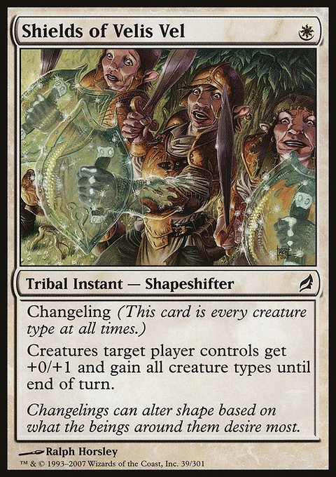 Shields of Velis Vel, Lorwyn #39, Magic: The Gathering card