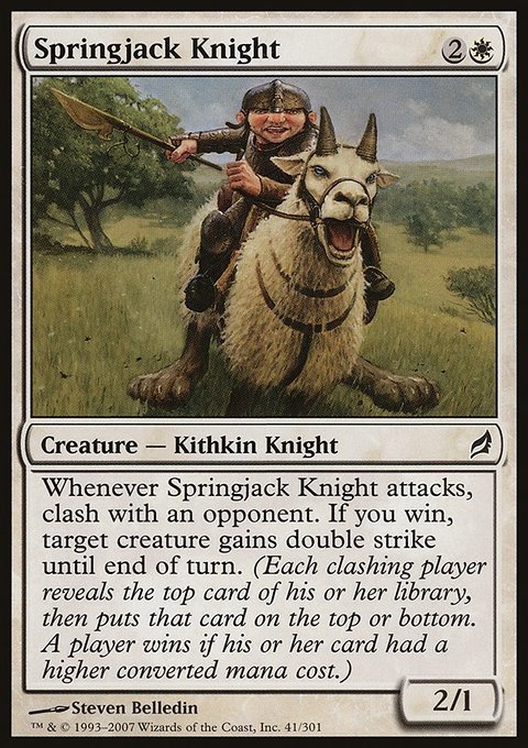 Springjack Knight, Lorwyn #41, Magic: The Gathering card