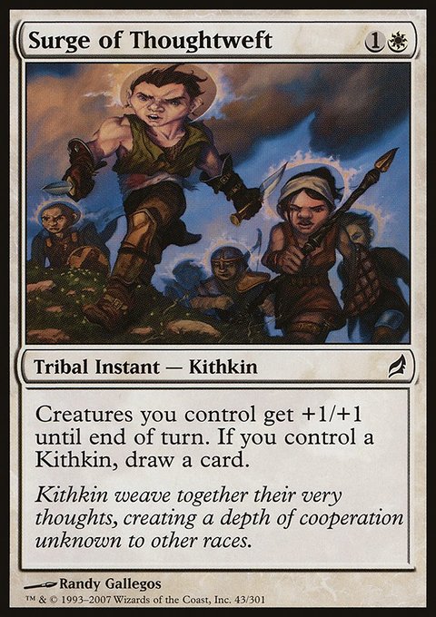 Surge of Thoughtweft, Lorwyn #43, Magic: The Gathering card