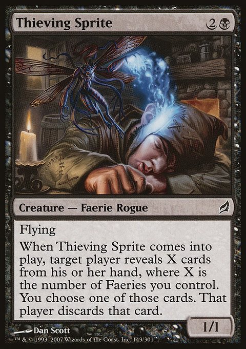 Thieving Sprite, Lorwyn #143, Magic: The Gathering card