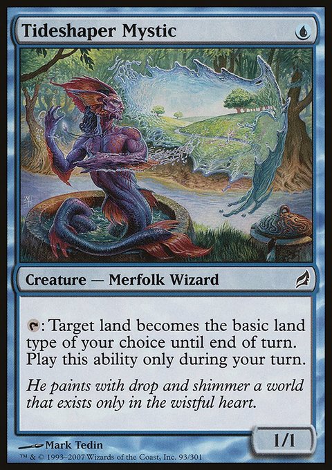 Tideshaper Mystic, Lorwyn #93, Magic: The Gathering card