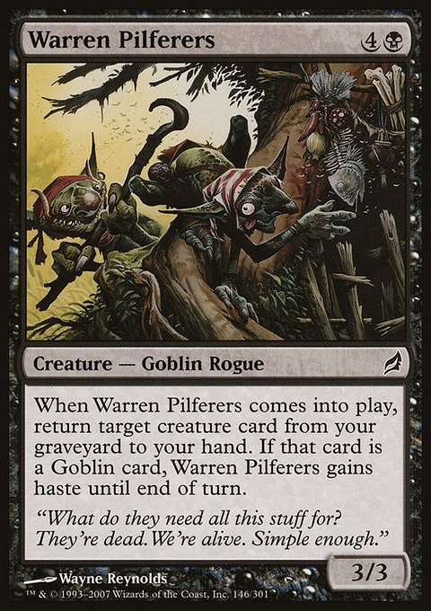 Warren Pilferers, Lorwyn #146, Magic: The Gathering card