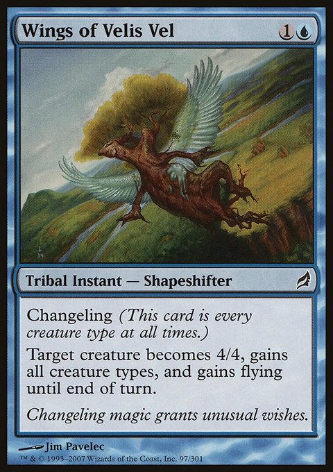 Wings of Velis Vel, Lorwyn #97, Magic: The Gathering card