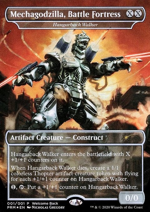 Hangarback Walker, Love Your LGS 2020 #2, Magic: The Gathering card