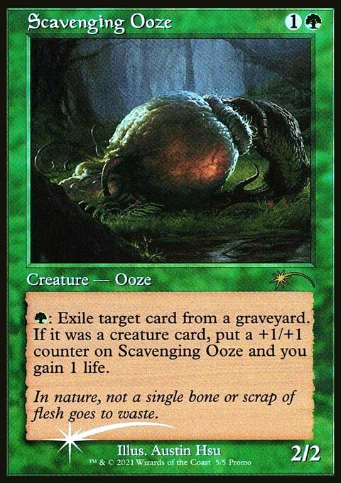 Scavenging Ooze, Love Your LGS 2021 #5, Magic: The Gathering card