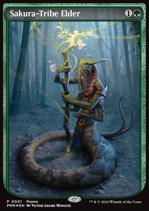 Sakura-Tribe Elder, Love Your LGS 2024 #1, Magic: The Gathering card
