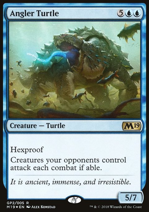 Angler Turtle, M19 Gift Pack #GP2, Magic: The Gathering card