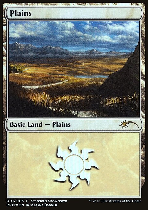 Plains, M19 Standard Showdown #1, Magic: The Gathering card