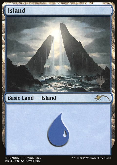 Island, M20 Promo Packs #2, Magic: The Gathering card