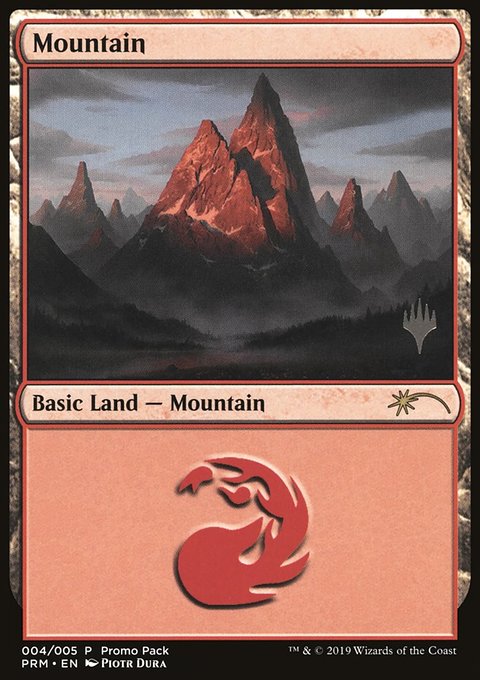 Mountain, M20 Promo Packs #4, Magic: The Gathering card