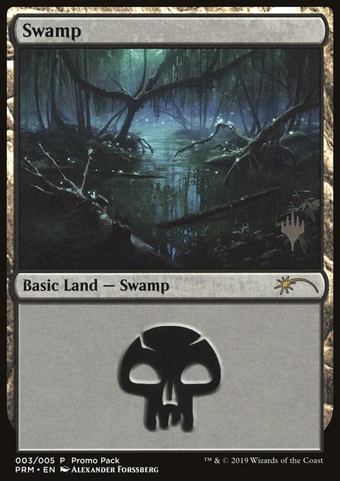 Swamp, M20 Promo Packs #3, Magic: The Gathering card