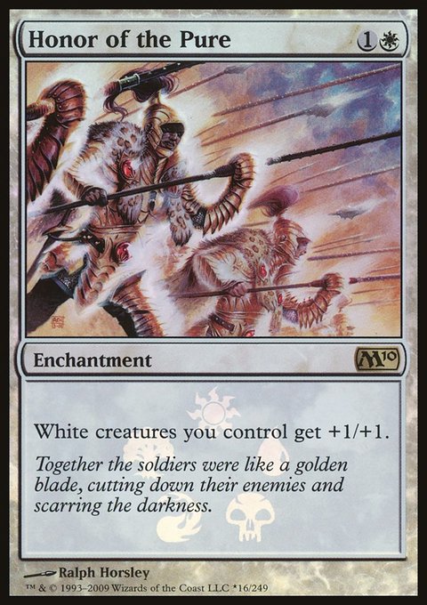 Honor of the Pure, Magic 2010 Promos #16★, Magic: The Gathering card