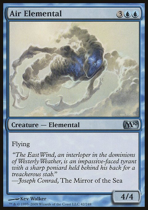 Air Elemental, Magic 2010 #42, Magic: The Gathering card