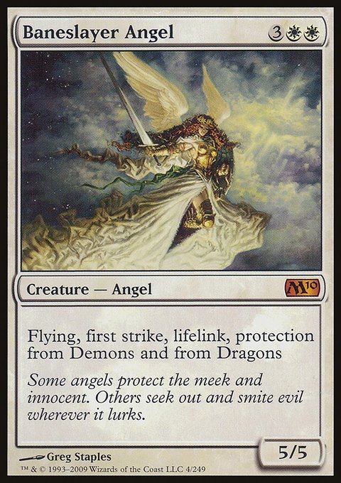 Baneslayer Angel, Magic 2010 #4, Magic: The Gathering card