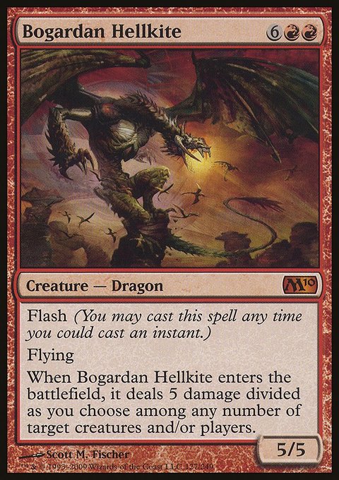 Bogardan Hellkite, Magic 2010 #127, Magic: The Gathering card