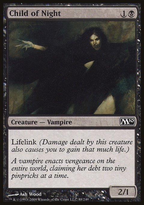 Child of Night, Magic 2010 #88, Magic: The Gathering card