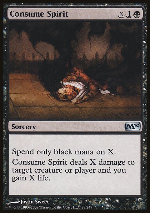 Consume Spirit, Magic 2010 #89, Magic: The Gathering card
