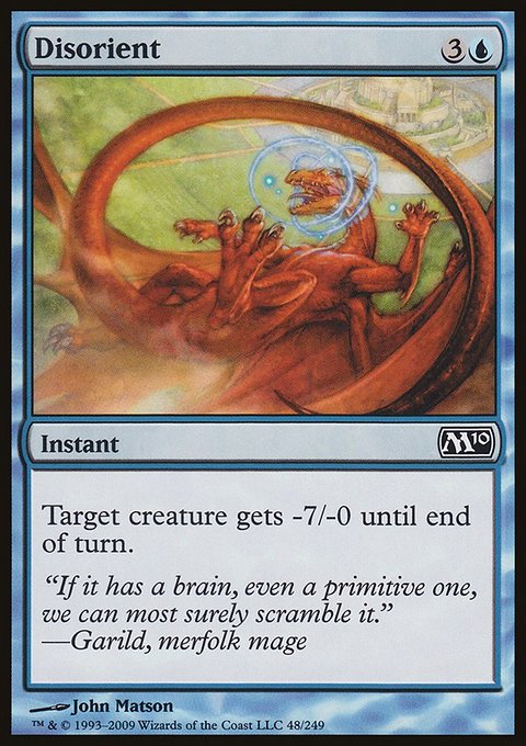 Disorient, Magic 2010 #48, Magic: The Gathering card