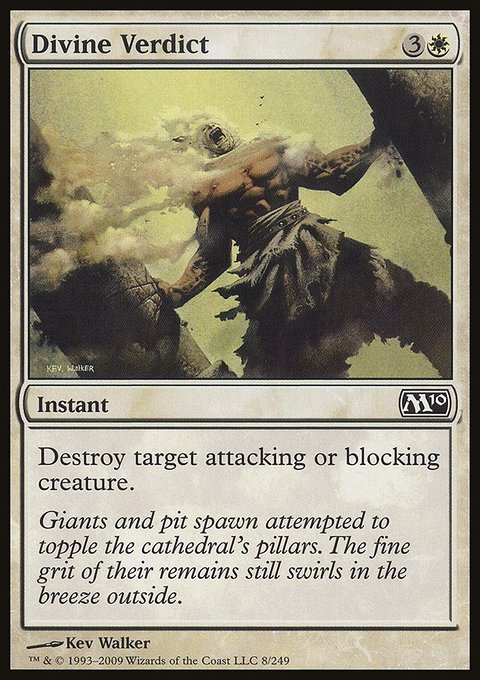 Divine Verdict, Magic 2010 #8, Magic: The Gathering card