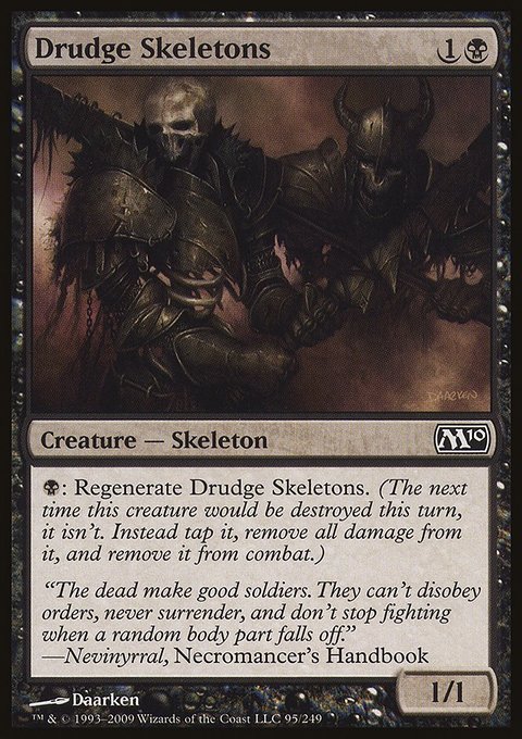 Drudge Skeletons, Magic 2010 #95, Magic: The Gathering card