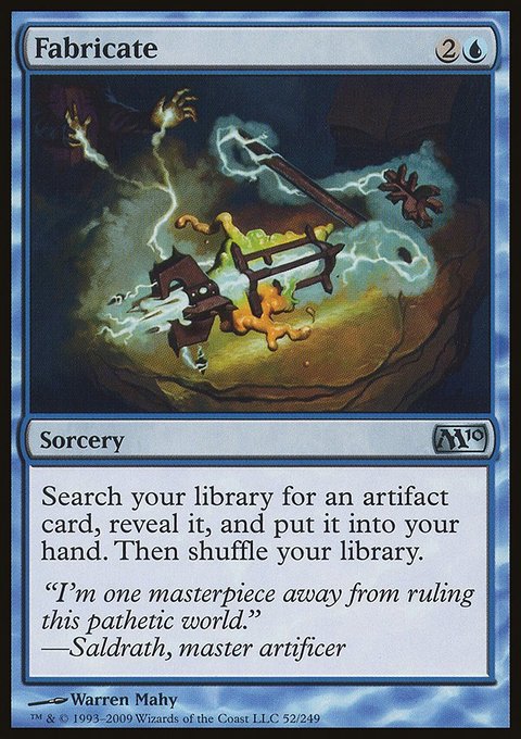 Fabricate, Magic 2010 #52, Magic: The Gathering card