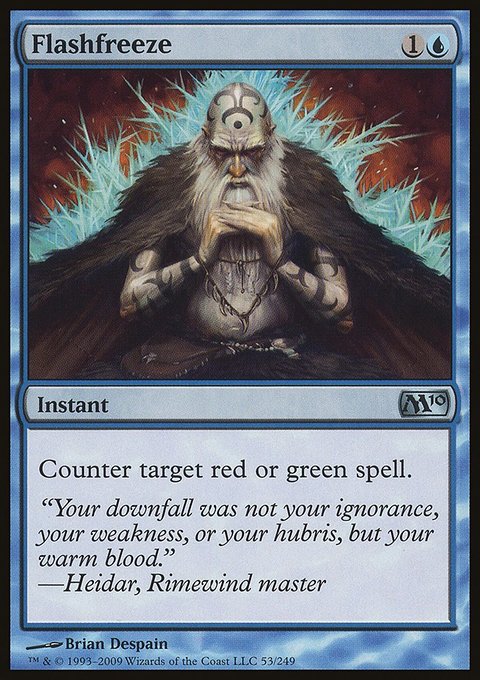 Flashfreeze, Magic 2010 #53, Magic: The Gathering card