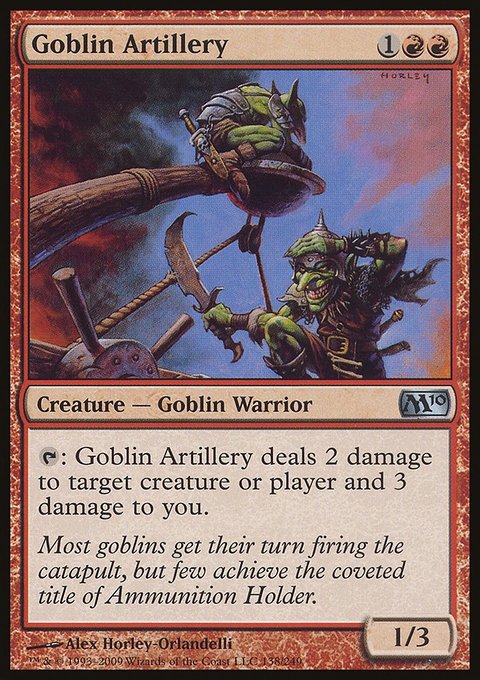 Goblin Artillery, Magic 2010 #138, Magic: The Gathering card