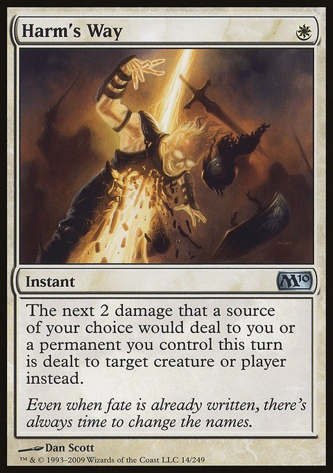 Harm's Way, Magic 2010 #14, Magic: The Gathering card