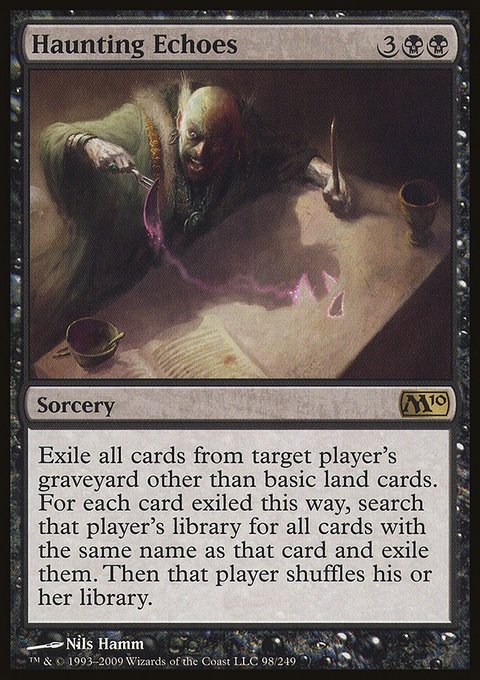 Haunting Echoes, Magic 2010 #98, Magic: The Gathering card