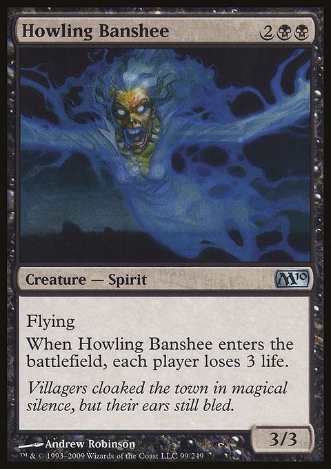 Howling Banshee, Magic 2010 #99, Magic: The Gathering card