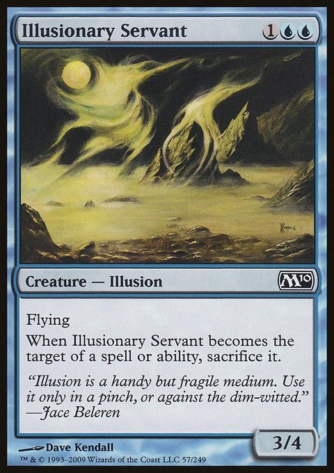 Illusionary Servant, Magic 2010 #57, Magic: The Gathering card
