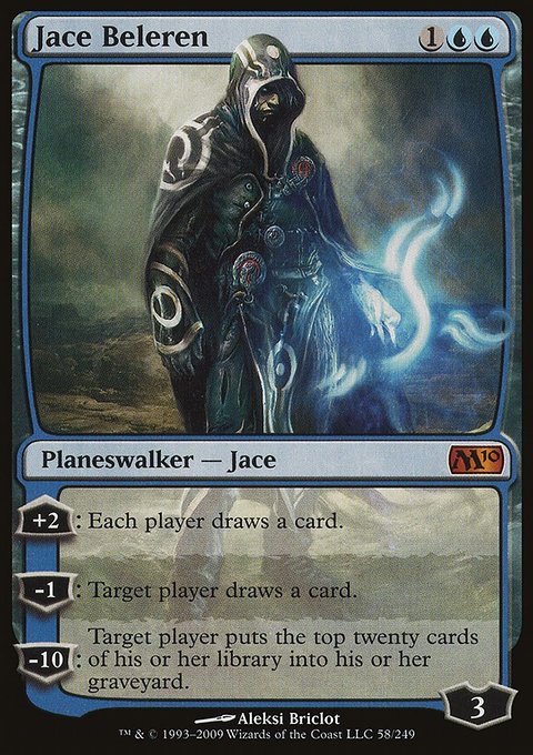 Jace Beleren, Magic 2010 #58, Magic: The Gathering card