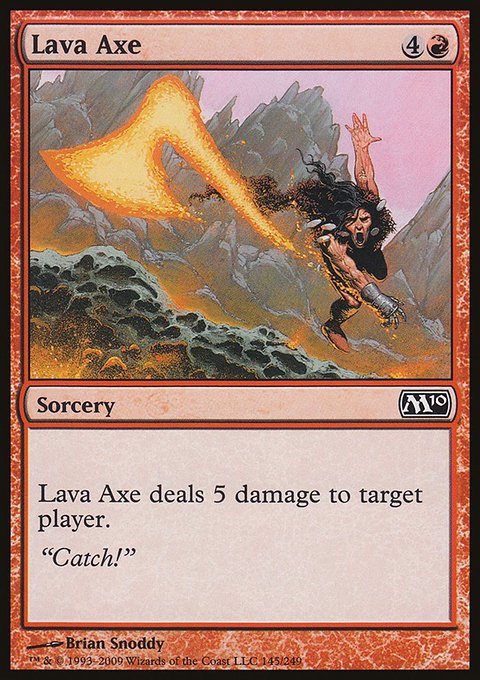 Lava Axe, Magic 2010 #145, Magic: The Gathering card