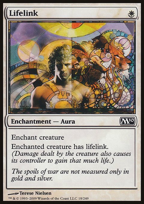 Lifelink, Magic 2010 #18, Magic: The Gathering card