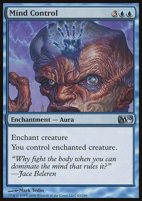 Mind Control, Magic 2010 #63, Magic: The Gathering card