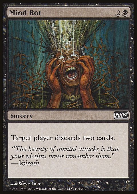 Mind Rot, Magic 2010 #105, Magic: The Gathering card