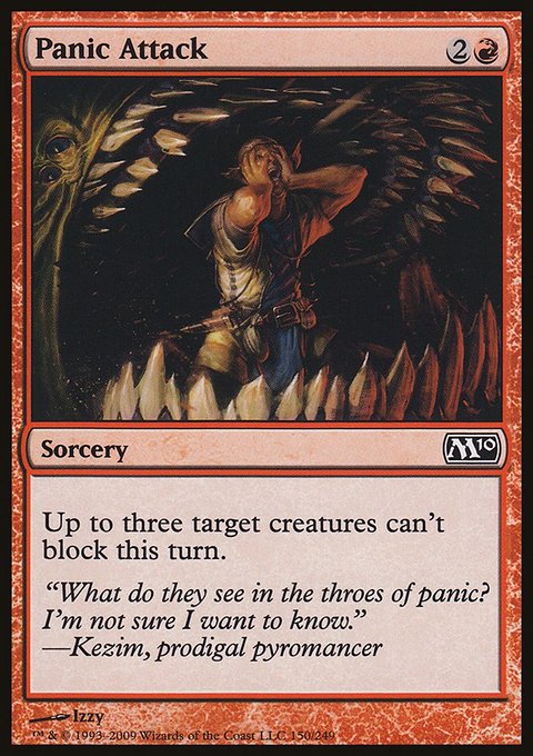 Panic Attack, Magic 2010 #150, Magic: The Gathering card