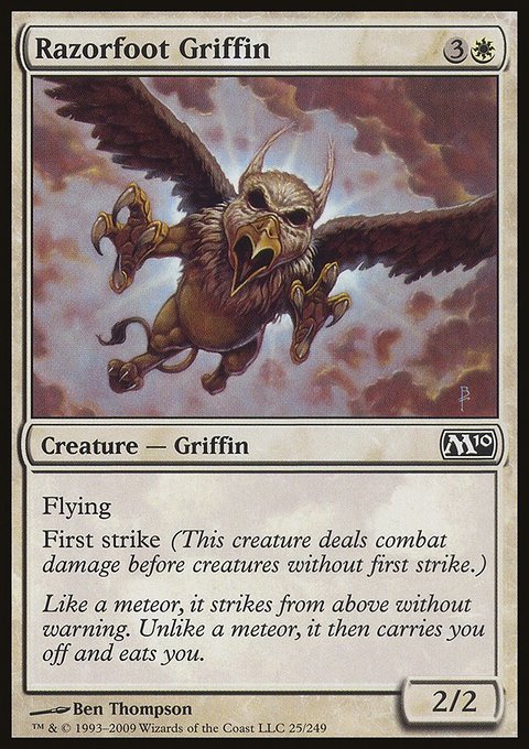Razorfoot Griffin, Magic 2010 #25, Magic: The Gathering card