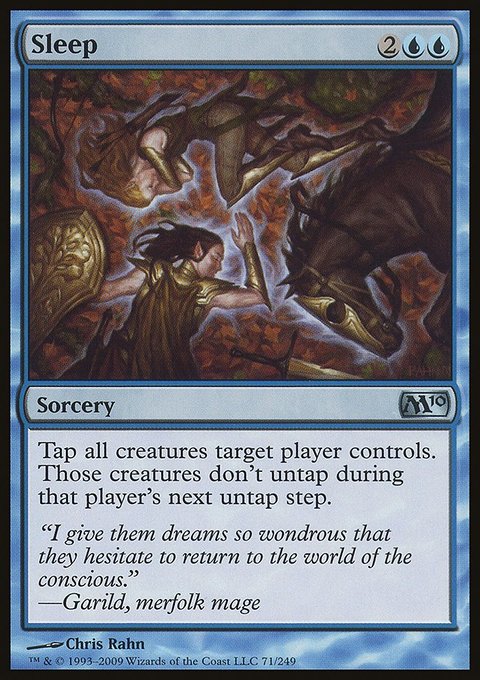 Sleep, Magic 2010 #71, Magic: The Gathering card